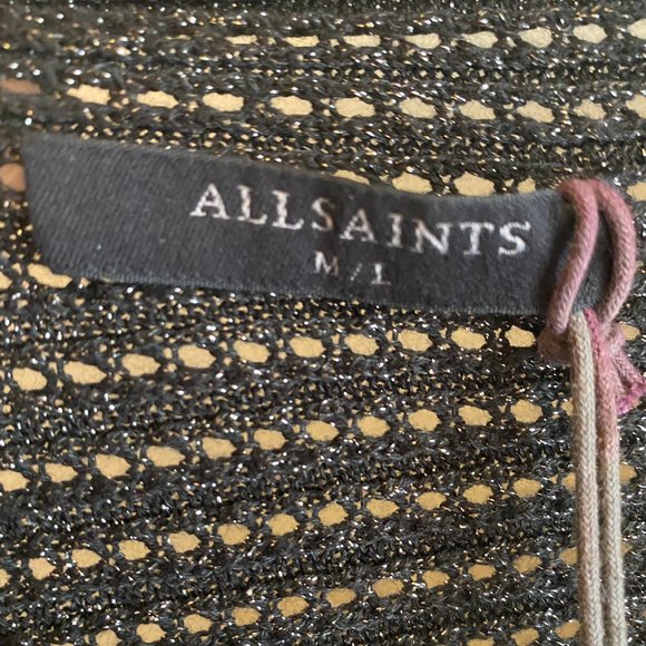 All Saints Marcel Metallic Jumper - Picture 7 of 9